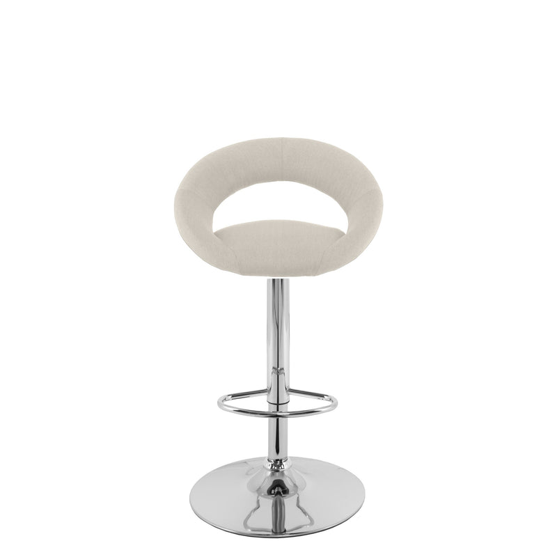 cream Adjustable Bar Stool Set of 2 CorLiving Collection product image by CorLiving