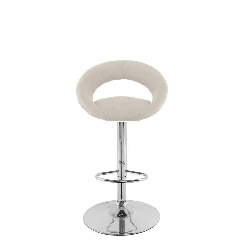 cream Adjustable Bar Stool Set of 2 CorLiving Collection product image by CorLiving