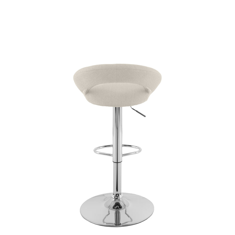 cream Adjustable Bar Stool Set of 2 CorLiving Collection product image by CorLiving