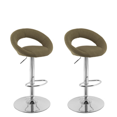 olive green Adjustable Bar Stool Set of 2 CorLiving Collection product image by CorLiving#color_olive-green