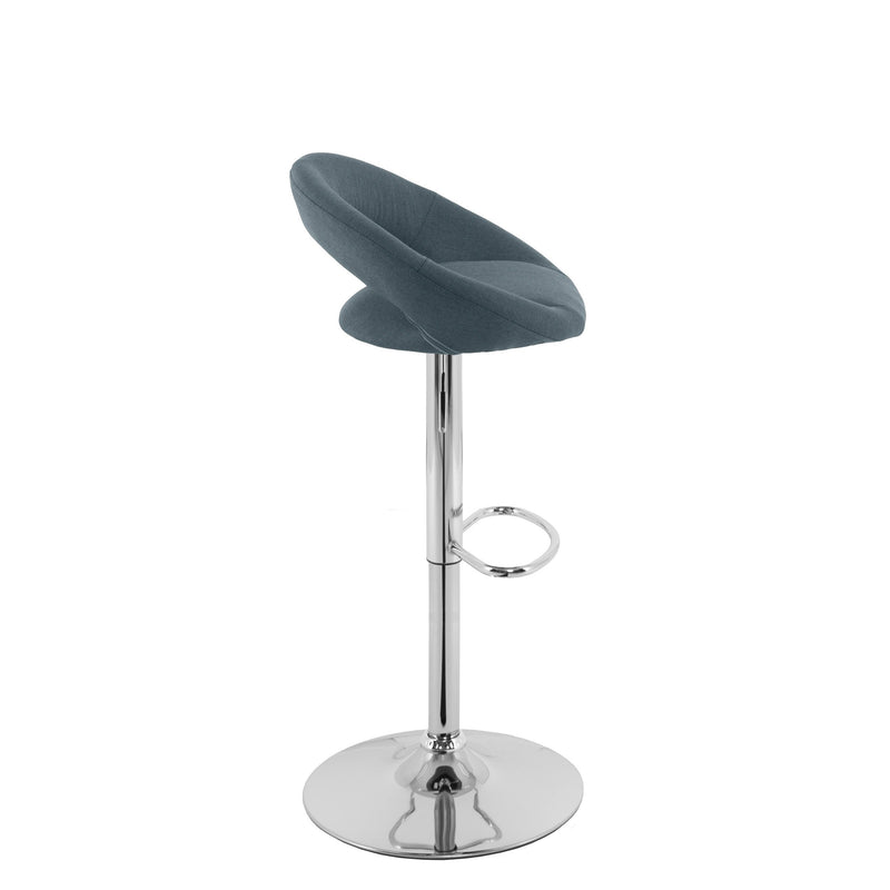 blue grey Adjustable Bar Stool Set of 2 CorLiving Collection product image by CorLiving