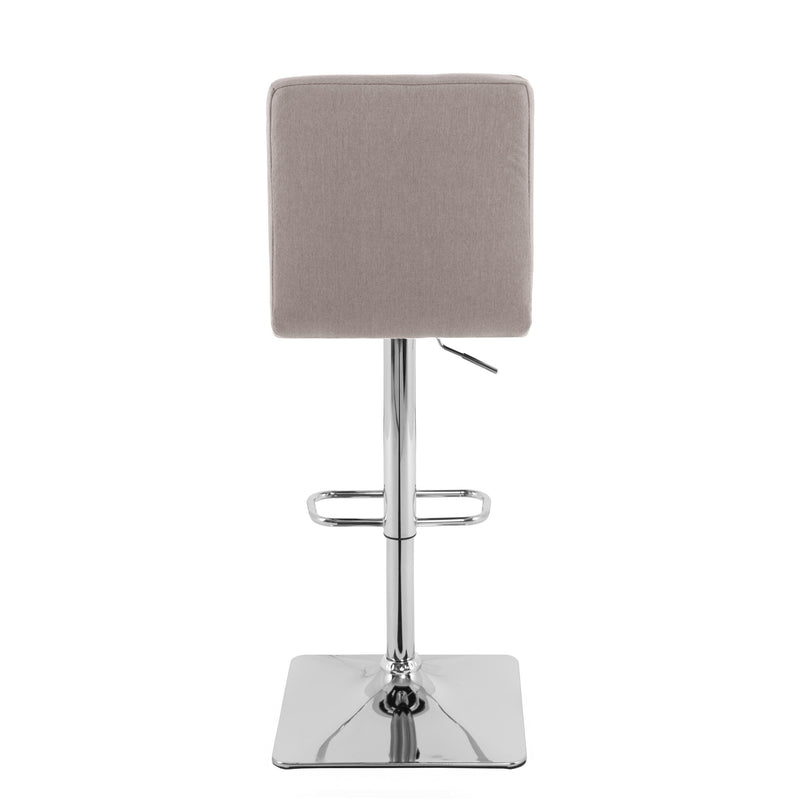 light grey High Back Bar Stools Set of 2 Quinn Collection product image by CorLiving