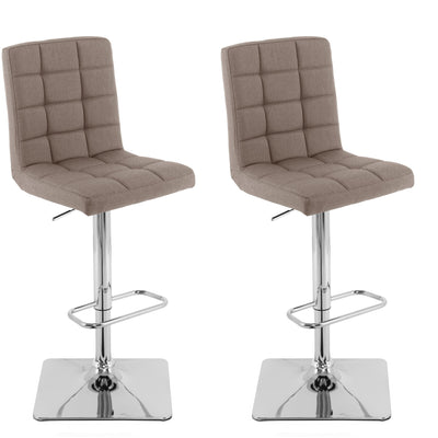light brown High Back Bar Stools Set of 2 Quinn Collection product image by CorLiving#color_light-brown