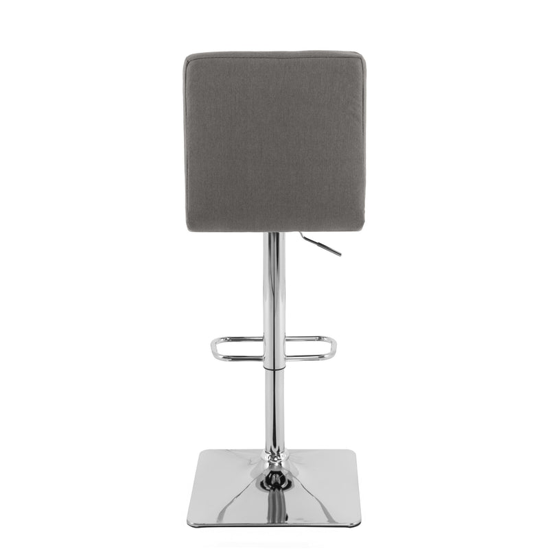 medium grey High Back Bar Stools Set of 2 Quinn Collection product image by CorLiving