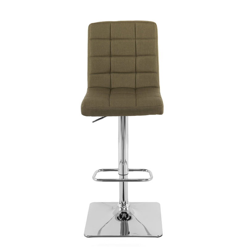 olive green High Back Bar Stools Set of 2 Quinn Collection product image by CorLiving