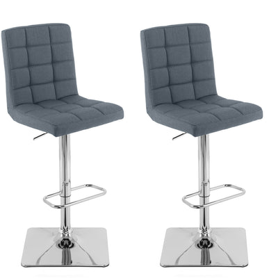 blue grey High Back Bar Stools Set of 2 Quinn Collection product image by CorLiving#color_blue-grey