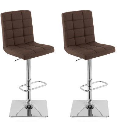 dark brown High Back Bar Stools Set of 2 Quinn Collection product image by CorLiving#color_dark-brown