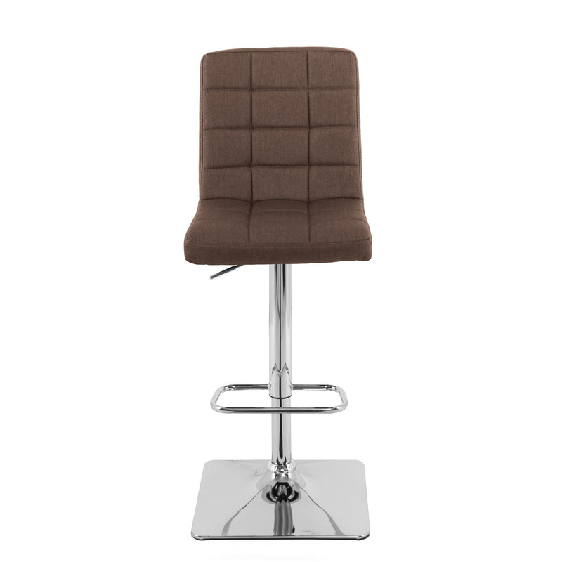 dark brown High Back Bar Stools Set of 2 Quinn Collection product image by CorLiving