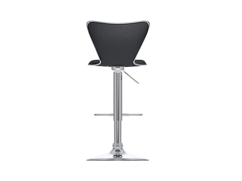 black Swivel Bar Stools Set of 2 Kayden Collection product image by CorLiving