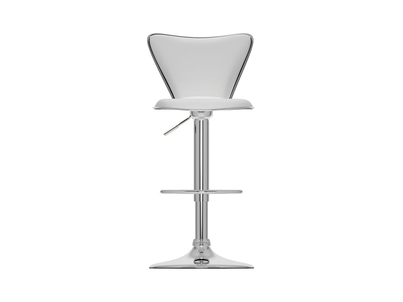 white Swivel Bar Stools Set of 2 Kayden Collection product image by CorLiving