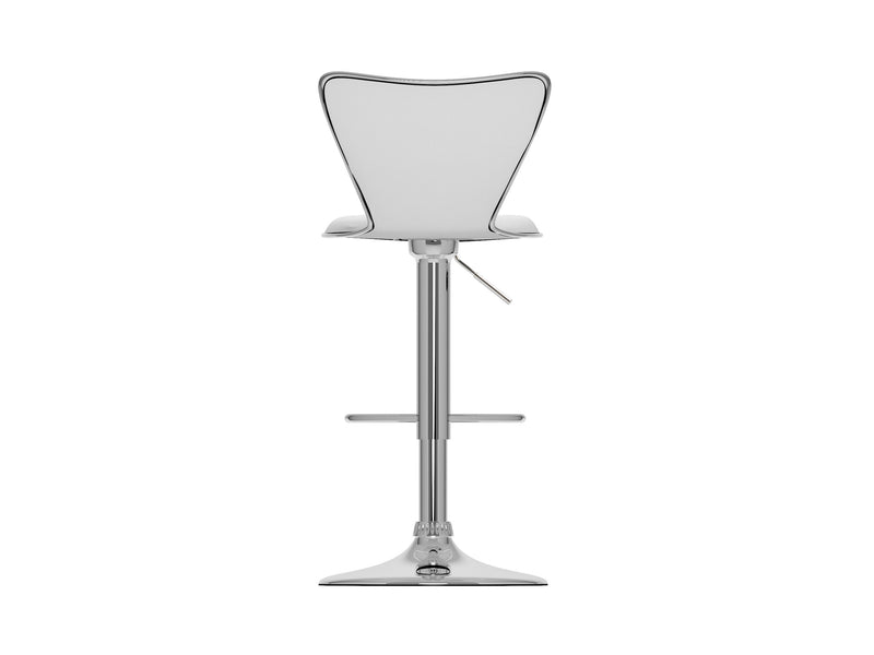 white Swivel Bar Stools Set of 2 Kayden Collection product image by CorLiving