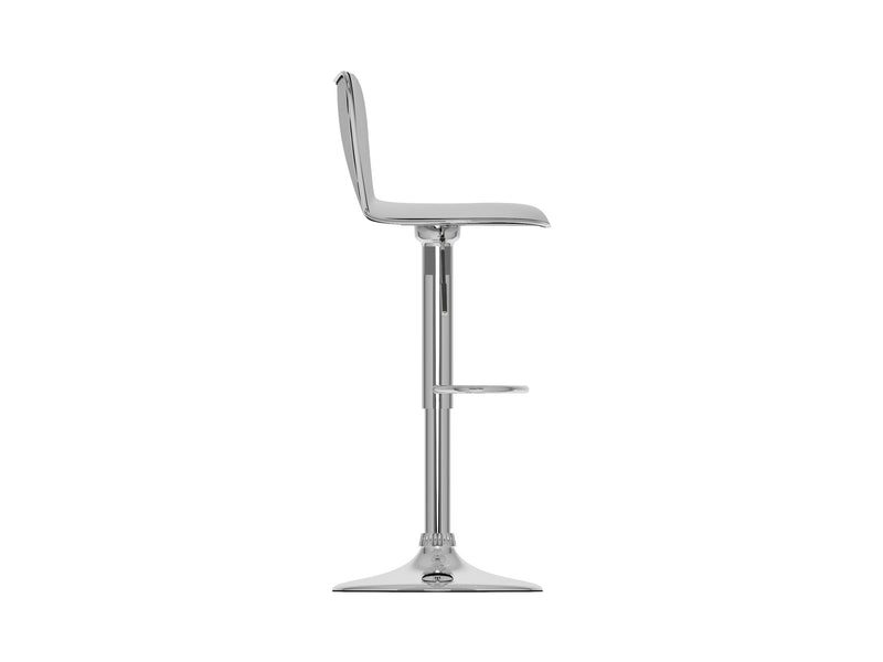 white Swivel Bar Stools Set of 2 Kayden Collection product image by CorLiving