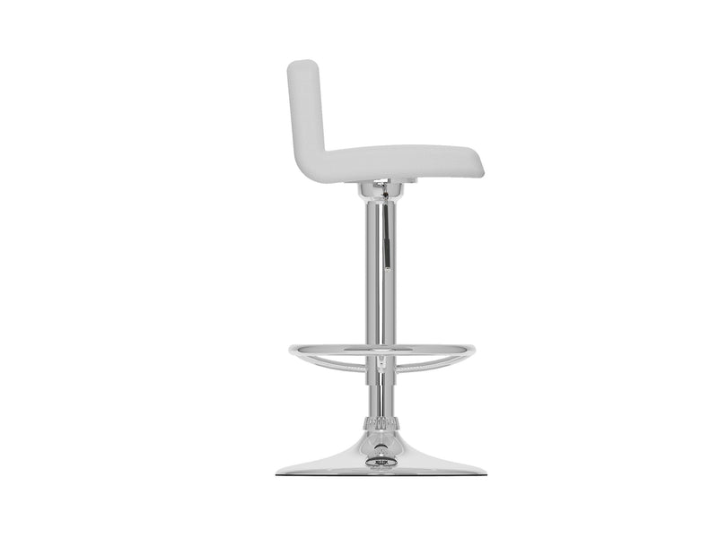 white Low Back Bar Stools Set of 2 Atlas Collection product image by CorLiving