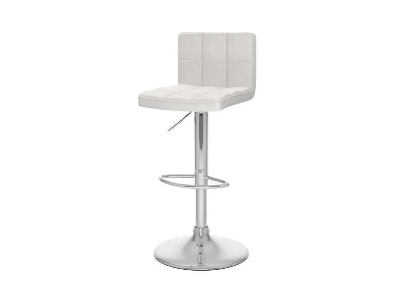 white Swivel Bar Stools Set of 2 Zion Collection product image by CorLiving