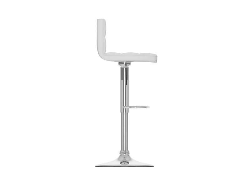 white Swivel Bar Stools Set of 2 Zion Collection product image by CorLiving