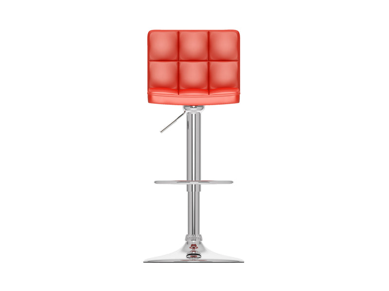 red Swivel Bar Stools Set of 2 Zion Collection product image by CorLiving