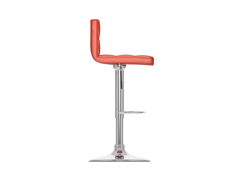 red Swivel Bar Stools Set of 2 Zion Collection product image by CorLiving