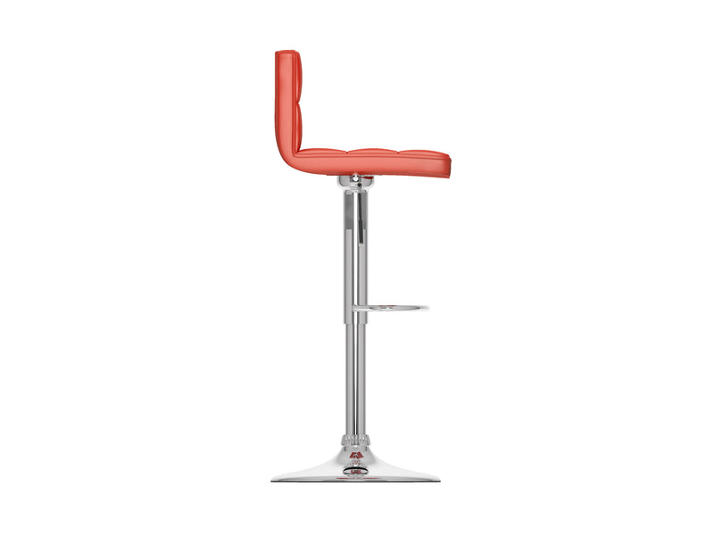 red Swivel Bar Stools Set of 2 Zion Collection product image by CorLiving