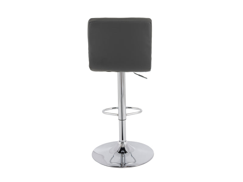 dark grey Black Bar Stools Set of 2 Silas Collection product image by CorLiving