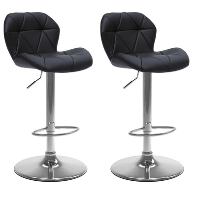 black Bar Stools with Backs Set of 2 Mateo Collection product image by CorLiving#color_black