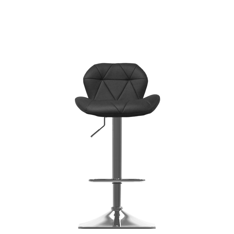 black Bar Stools with Backs Set of 2 Mateo Collection product image by CorLiving