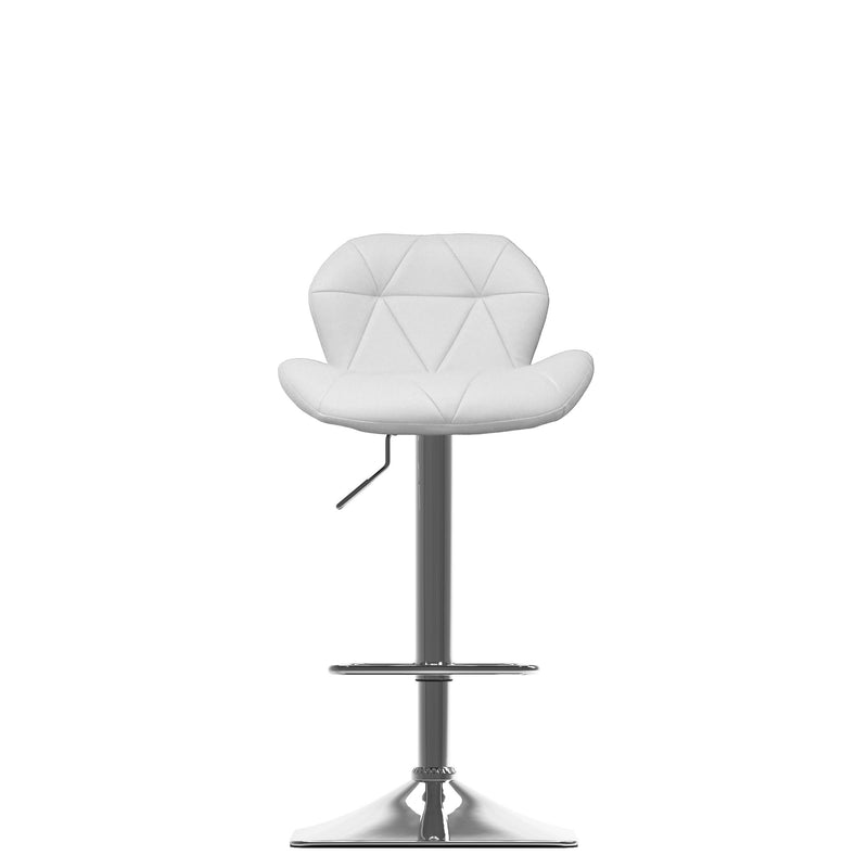 white Bar Stools with Backs Set of 2 Mateo Collection product image by CorLiving