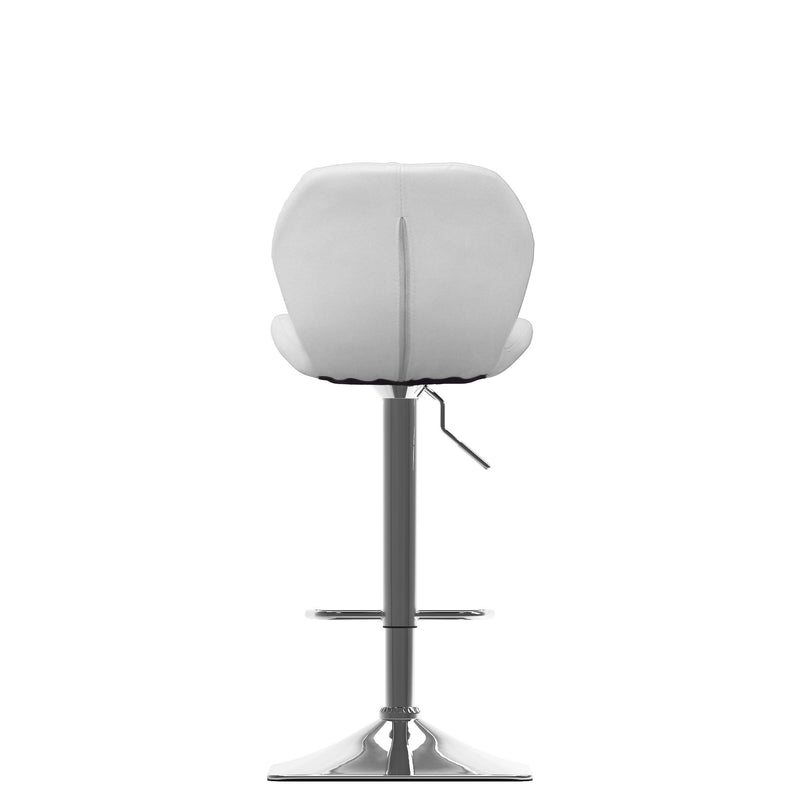 white Bar Stools with Backs Set of 2 Mateo Collection product image by CorLiving