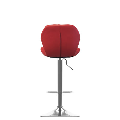 red Bar Stools with Backs Set of 2 Mateo Collection product image by CorLiving#color_red