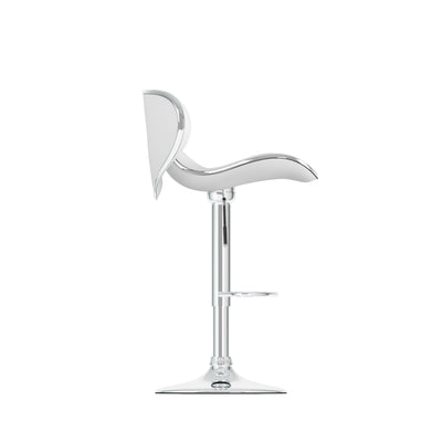 white Bar Stools with Backs Set of 2 Marcus Collection product image by CorLiving#color_white