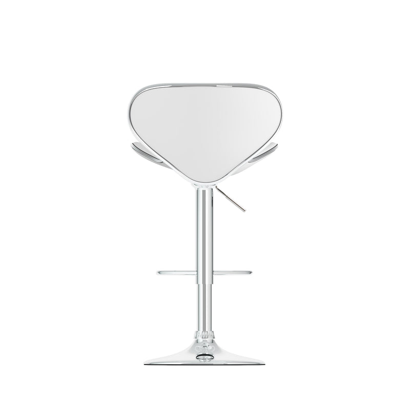 white Bar Stools with Backs Set of 2 Marcus Collection product image by CorLiving