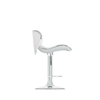 white Bar Stools with Backs Set of 2 Marcus Collection product image by CorLiving#color_white