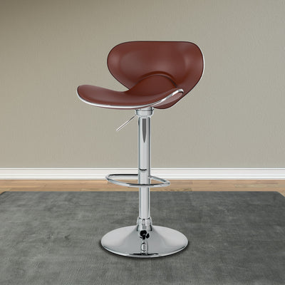brown Bar Stools with Backs Set of 2 Marcus Collection lifestyle scene by CorLiving#color_brown