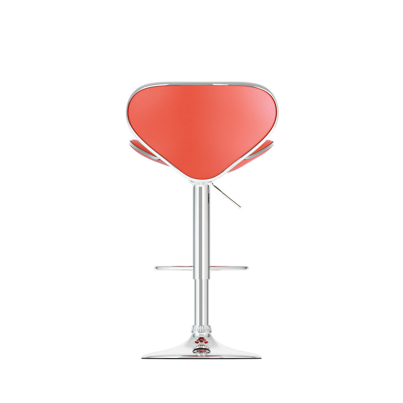 red Bar Stools with Backs Set of 2 Marcus Collection product image by CorLiving