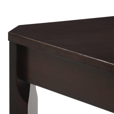 mahogany Solid Wood Dining Table Memphis Collection detail image by CorLiving#color_mahogany