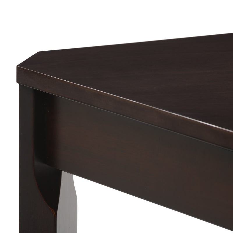 mahogany Solid Wood Dining Table Memphis Collection detail image by CorLiving