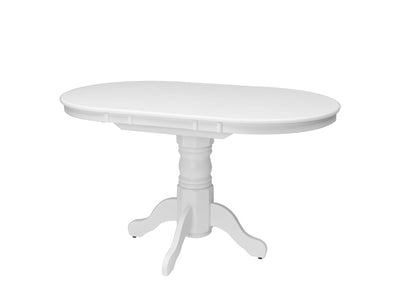 Dillon White Extendable Oval Dining Table product image#color_dillon-white