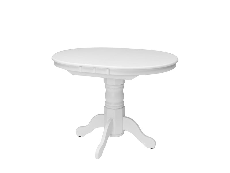 Dillon White Extendable Oval Dining Table product image
