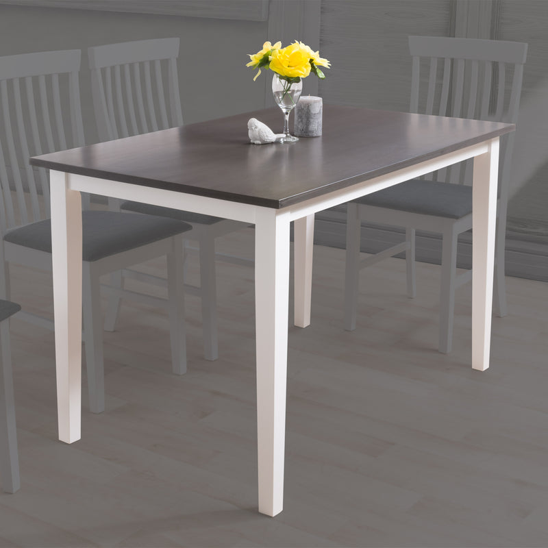 Grey and White Dining Table Michigan Collection lifestyle scene by CorLiving