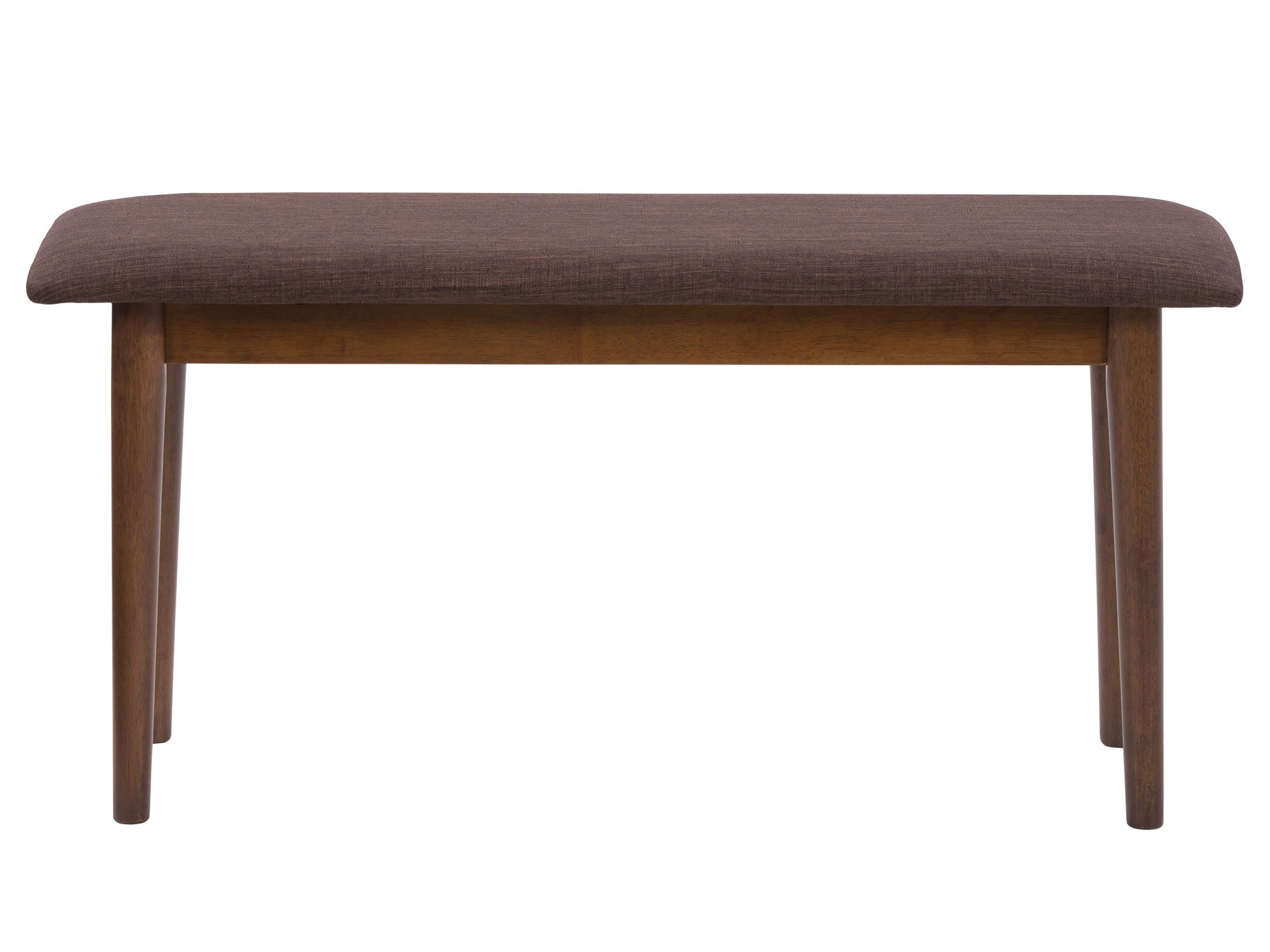 Modern bench with natural wood seat, black metal legs, and minimalist design. Perfect for contemporary interiors, entryways, or dining areas. Durable and stylish, blending industrial and rustic elements.