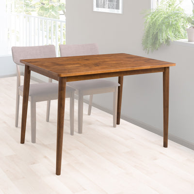 walnut Mid Century Dining Table Branson Collection lifestyle scene by CorLiving#color_branson-walnut