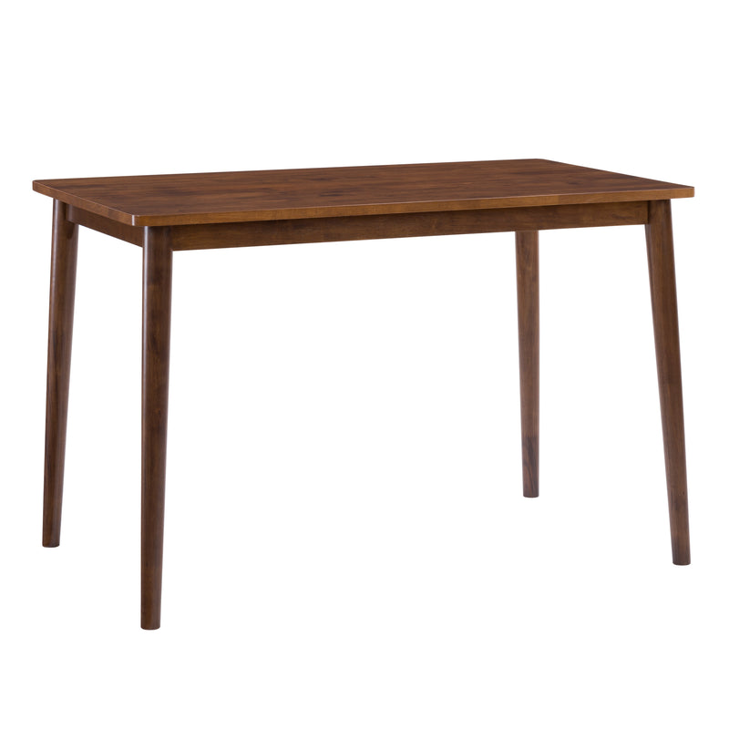 walnut Mid Century Dining Table Branson Collection product image by CorLiving