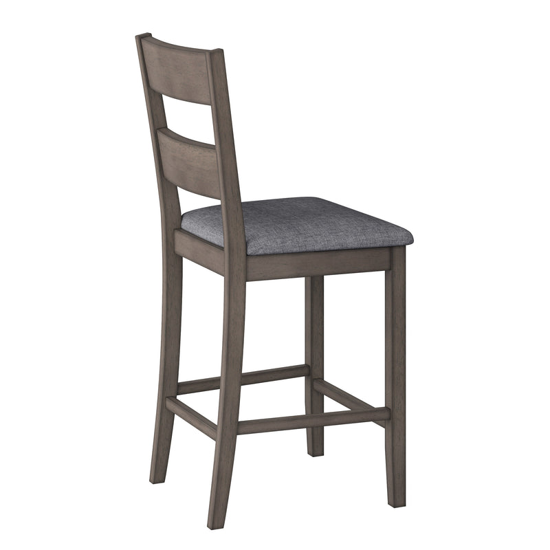 washed grey Counter Height Dining Chairs Set of 2 Tuscany Collection product image by CorLiving
