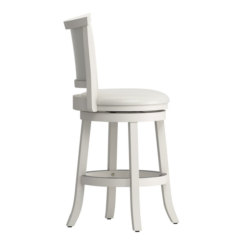 white Counter Height Bar Stools Set of 2 Wesley Collection product image by CorLiving