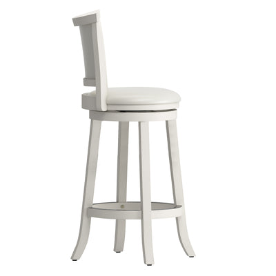 white Bar Height Bar Stools Set of 2 Wesley Collection product image by CorLiving#color_white