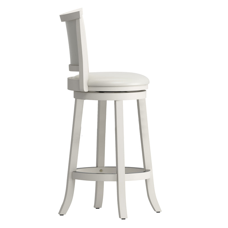 white Bar Height Bar Stools Set of 2 Wesley Collection product image by CorLiving