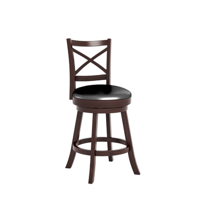 black Wooden Bar Stool with Back CorLiving Collection product image by CorLiving#color_black