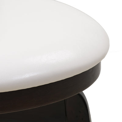 white Wood Bar Stool Counter Height Woodgrove Collection detail image by CorLiving#color_white