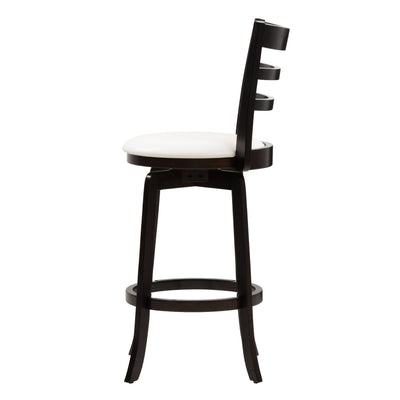 white Wood Bar Stool Bar Height Woodgrove Collection product image by CorLiving#color_white