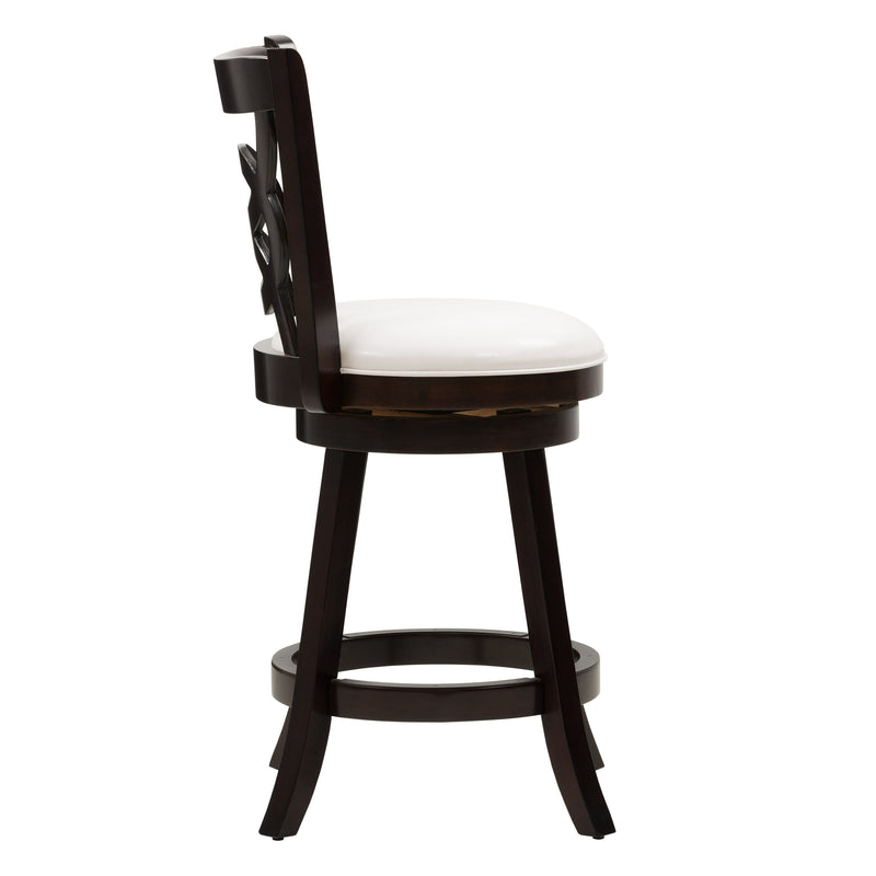 white Wood Bar Stools Counter Height Wren Collection product image by CorLiving