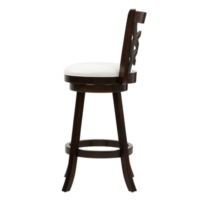 white Wood Bar Stools Bar Height Wren Collection product image by CorLiving#color_white